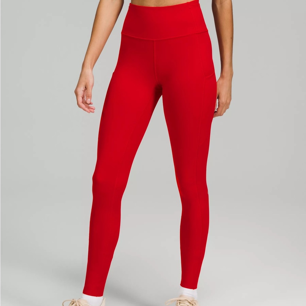 Red Lululemon Leggings !